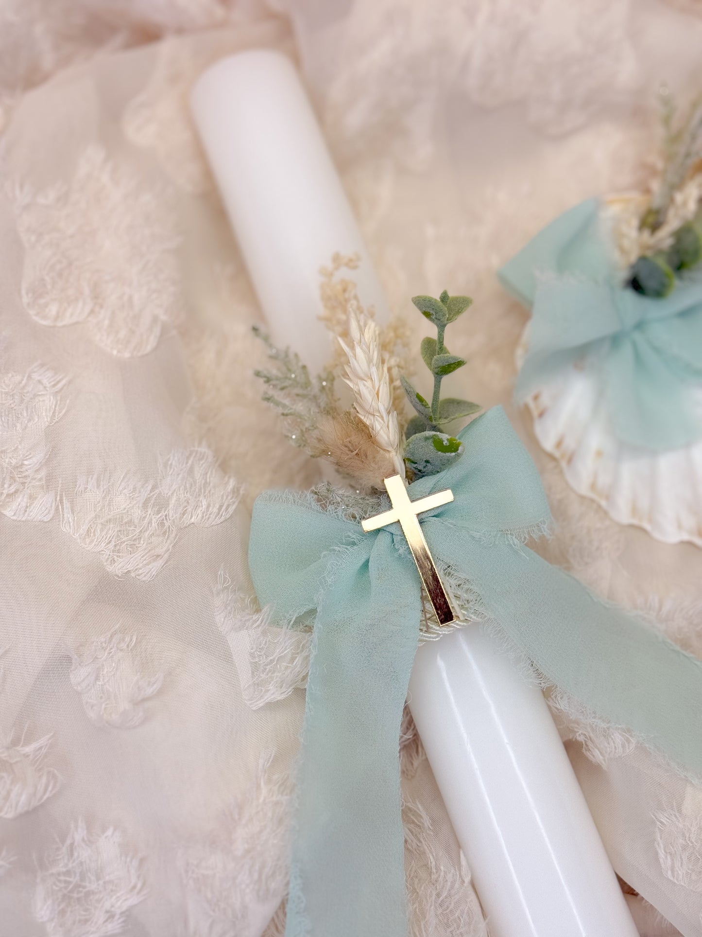 Conjunto vela e concha