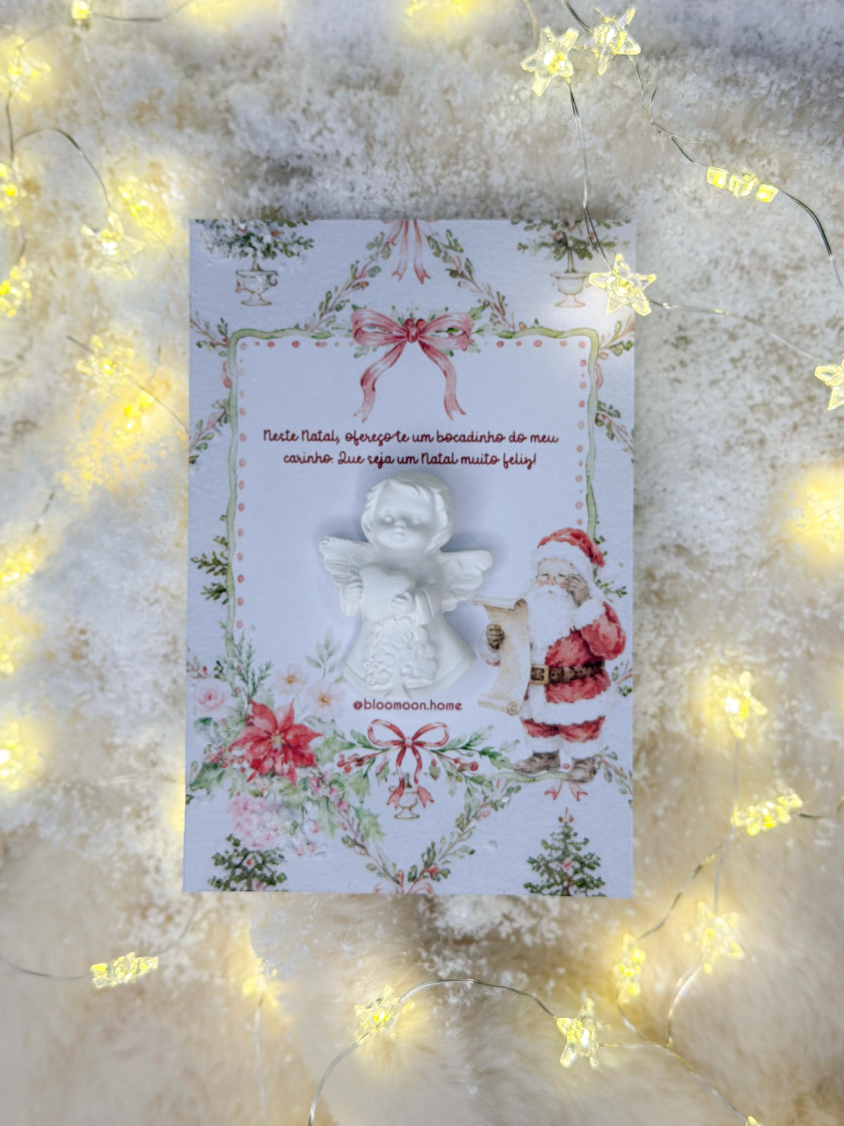 Cartão Feliz Natal - Gesso Perfumado