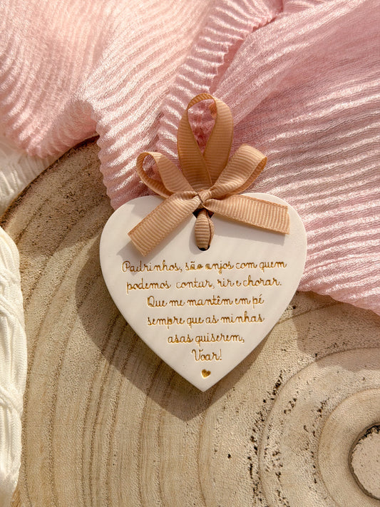 Cerâmica perfumada Padrinhos