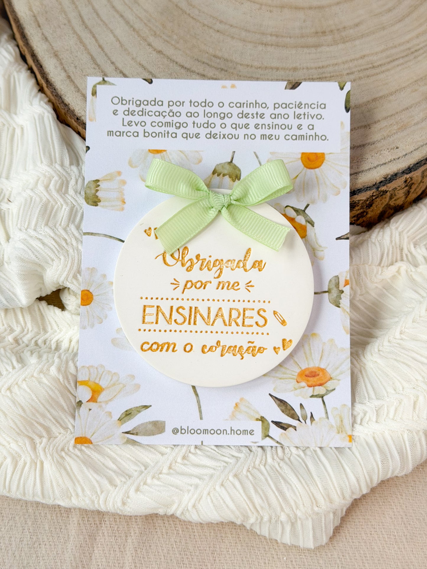 Cerâmica Obrigada por me ensinares