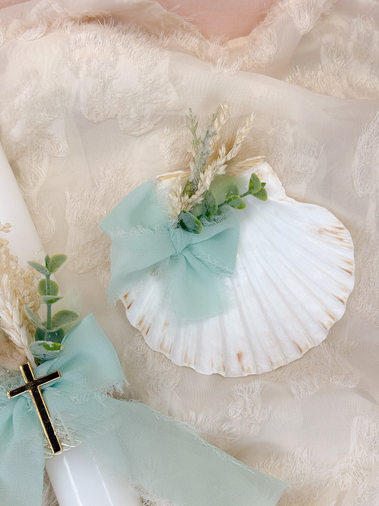 Conjunto vela e concha