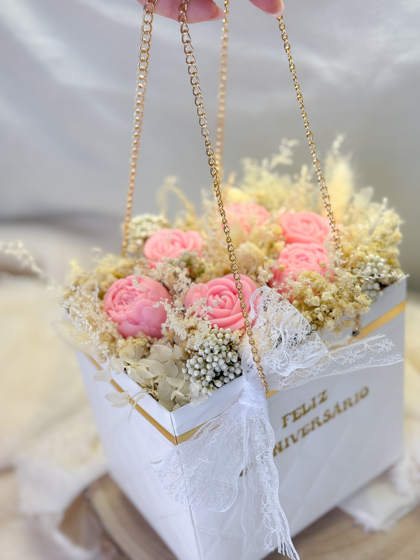 Mala bouquet aniversário